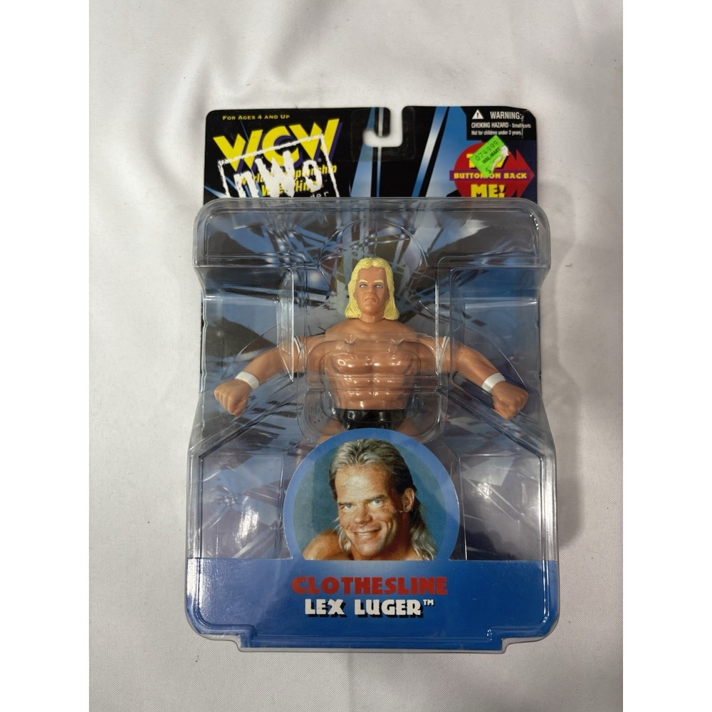 LEX LUGER WCW / NWO NEW WORLD ORDER 1998 SEALED ACTION FIGURE